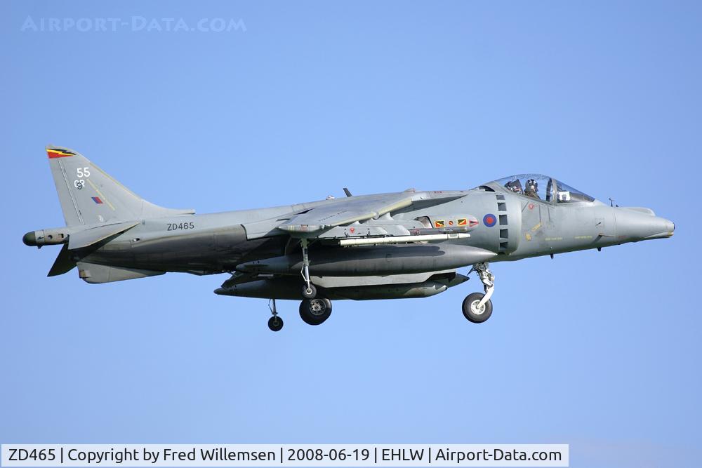 ZD465, 1990 British Aerospace Harrier GR.9 C/N P55, 4 sq a/c