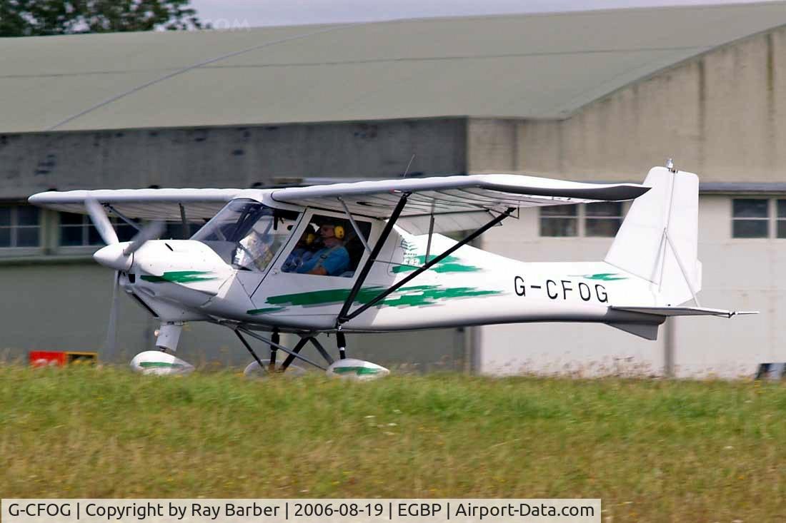 G-CFOG, 2006 Comco Ikarus C42 FB UK C/N PFA 322-14482, Comco Ikarus C42 Cyclone FB UK [PFA 322-14482] Kemble~G 19/08/2006
