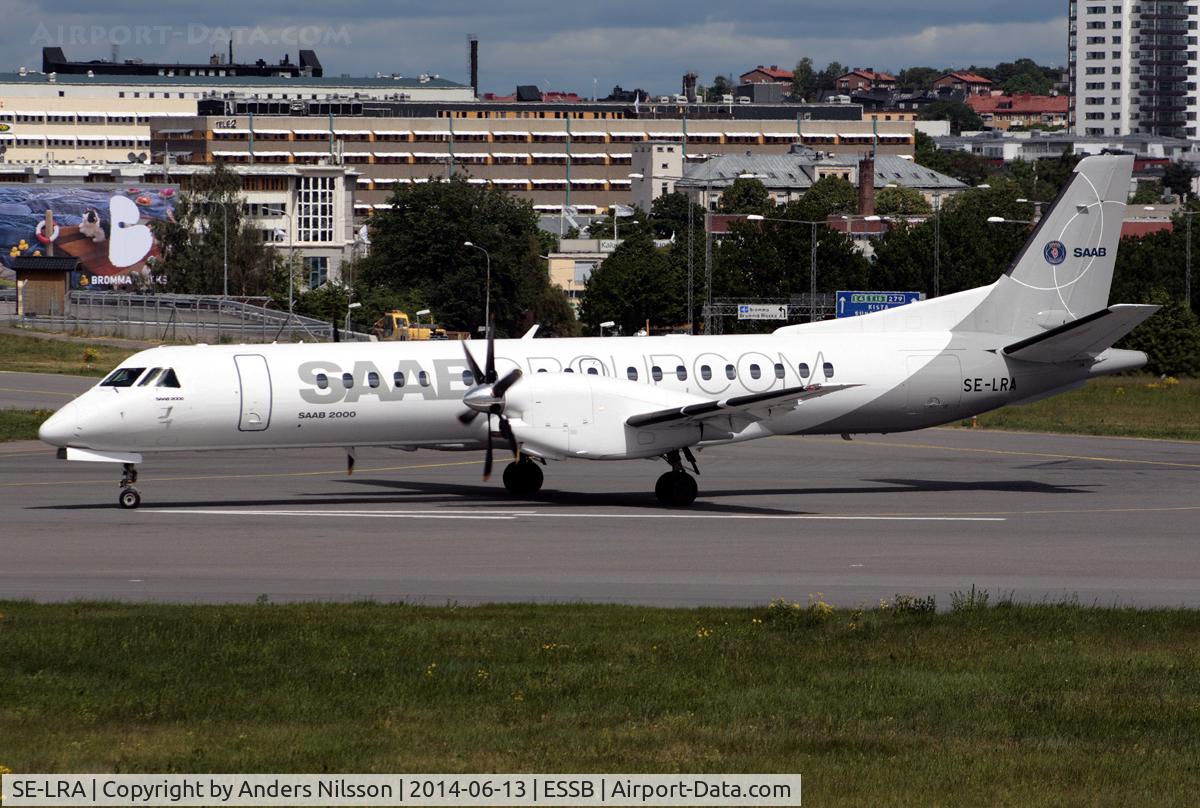 SE-LRA, 1995 Saab 2000 C/N 2000-014, Radio callsign Saabcraft 214.