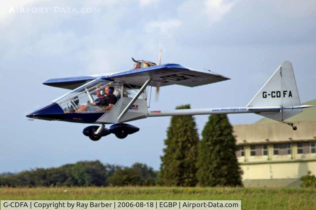 G-CDFA, 2004 Kolb Twinstar Mk III C/N PFA 205-14274, Kolb Twinstar Mk.III Extra [PFA 205-14274] Kemble~G 18/08/2006