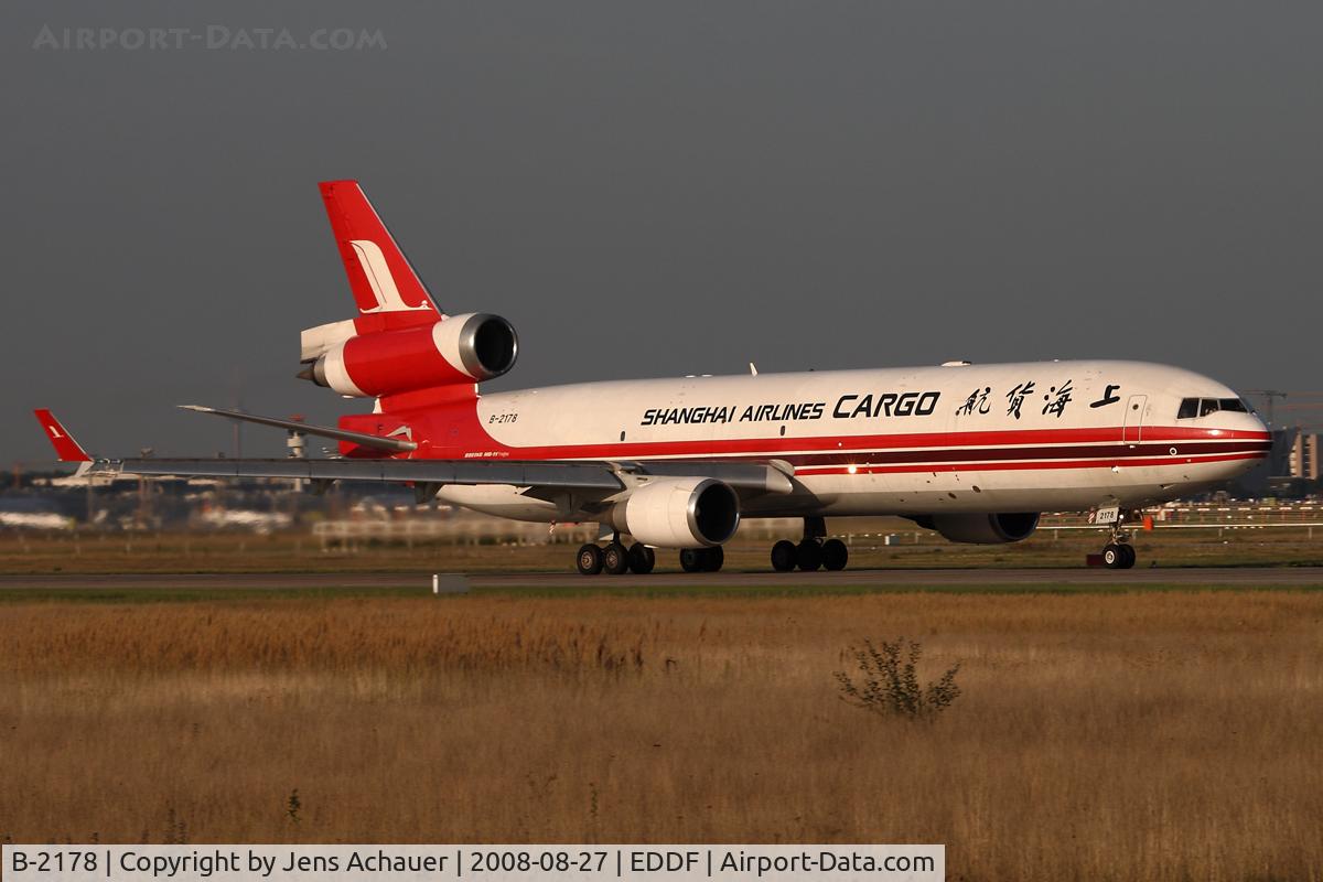 B-2178, 1994 McDonnell Douglas MD-11F C/N 48543, Departing Frankfurt on rwy 18