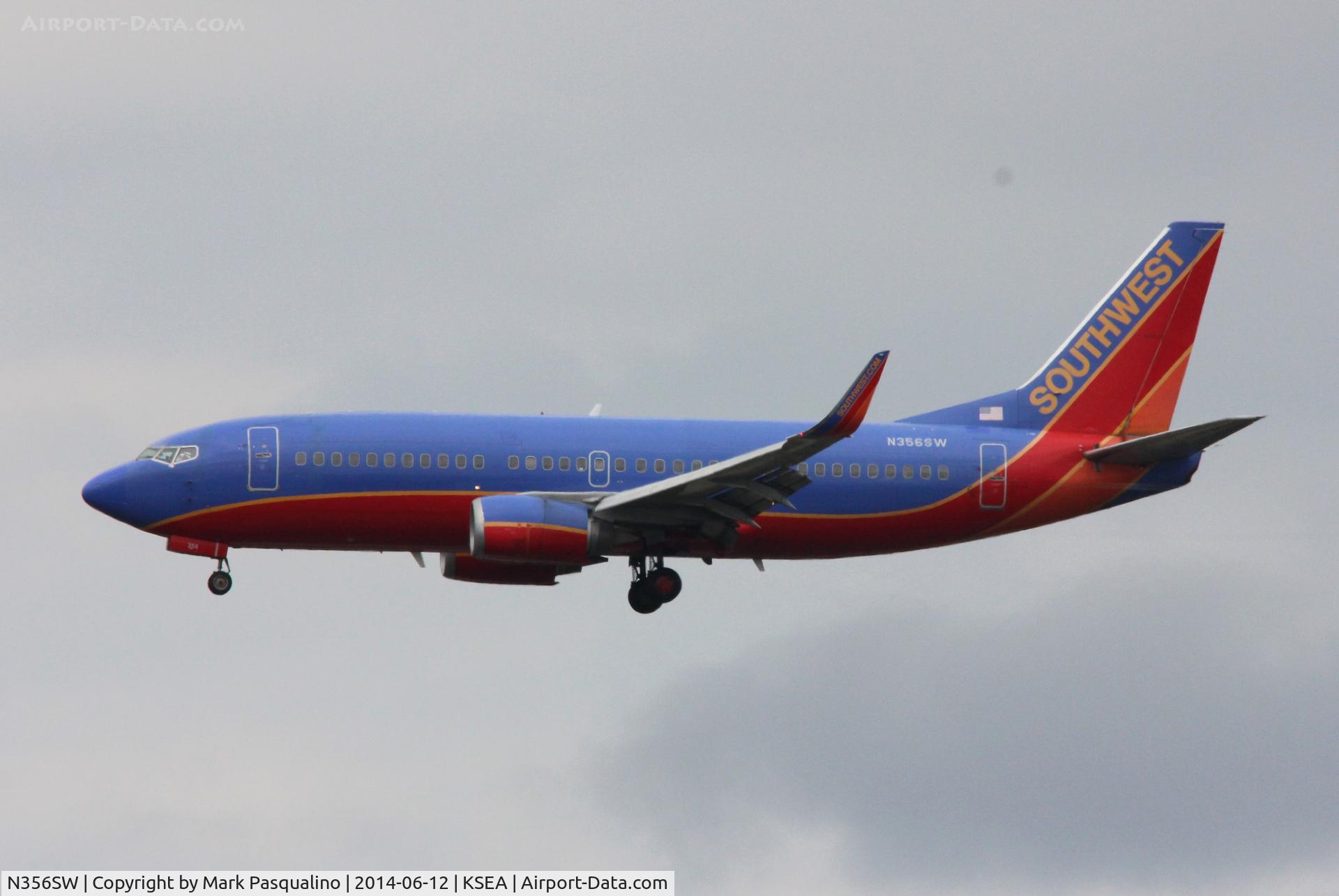 N356SW, 1991 Boeing 737-3H4 C/N 25251, Boeing 737-300