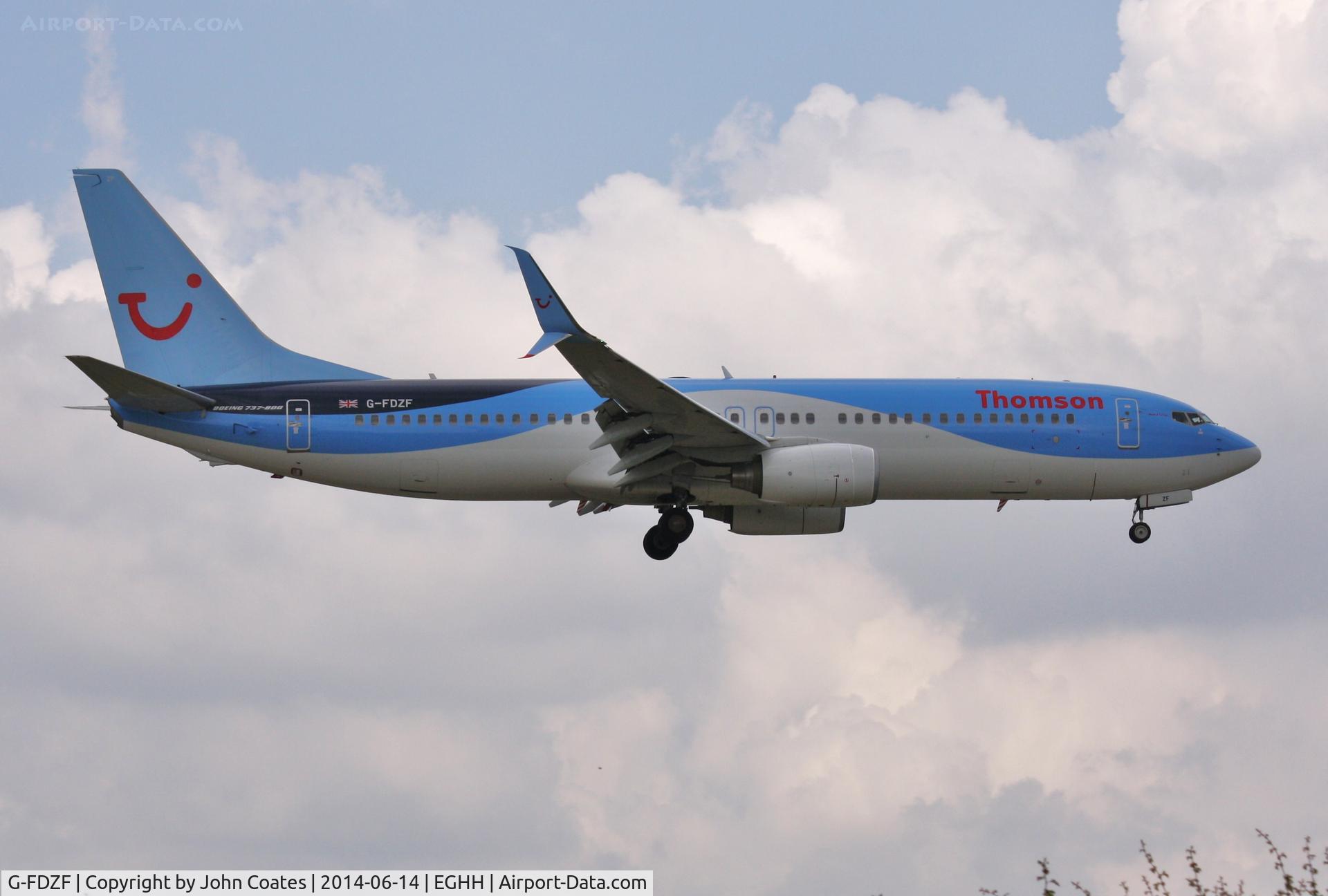 G-FDZF, 2008 Boeing 737-8K5 C/N 35138, Arriving 08