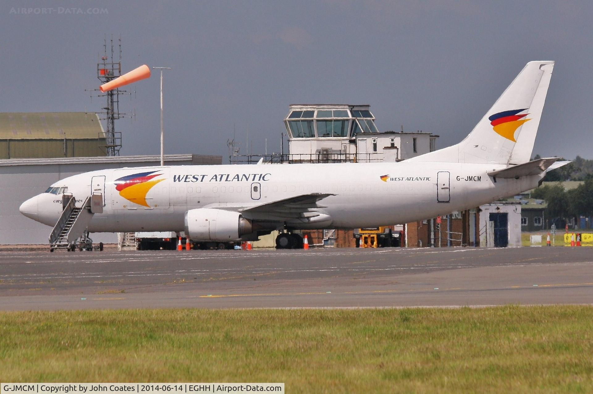G-JMCM, 1990 Boeing 737-3Y0/SF C/N 24679, Cargo apron