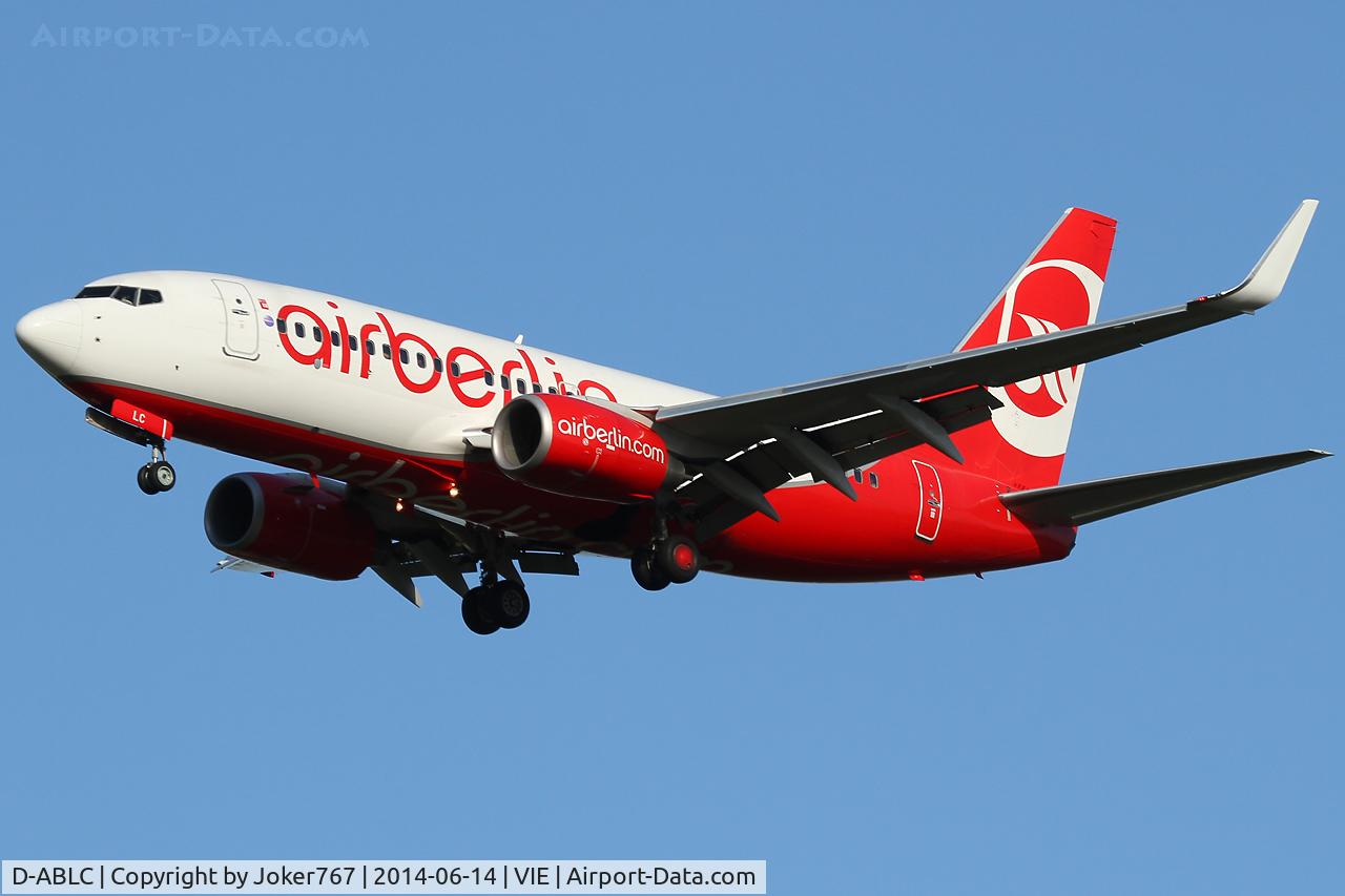 D-ABLC, 2008 Boeing 737-76J C/N 36116, Air Berlin