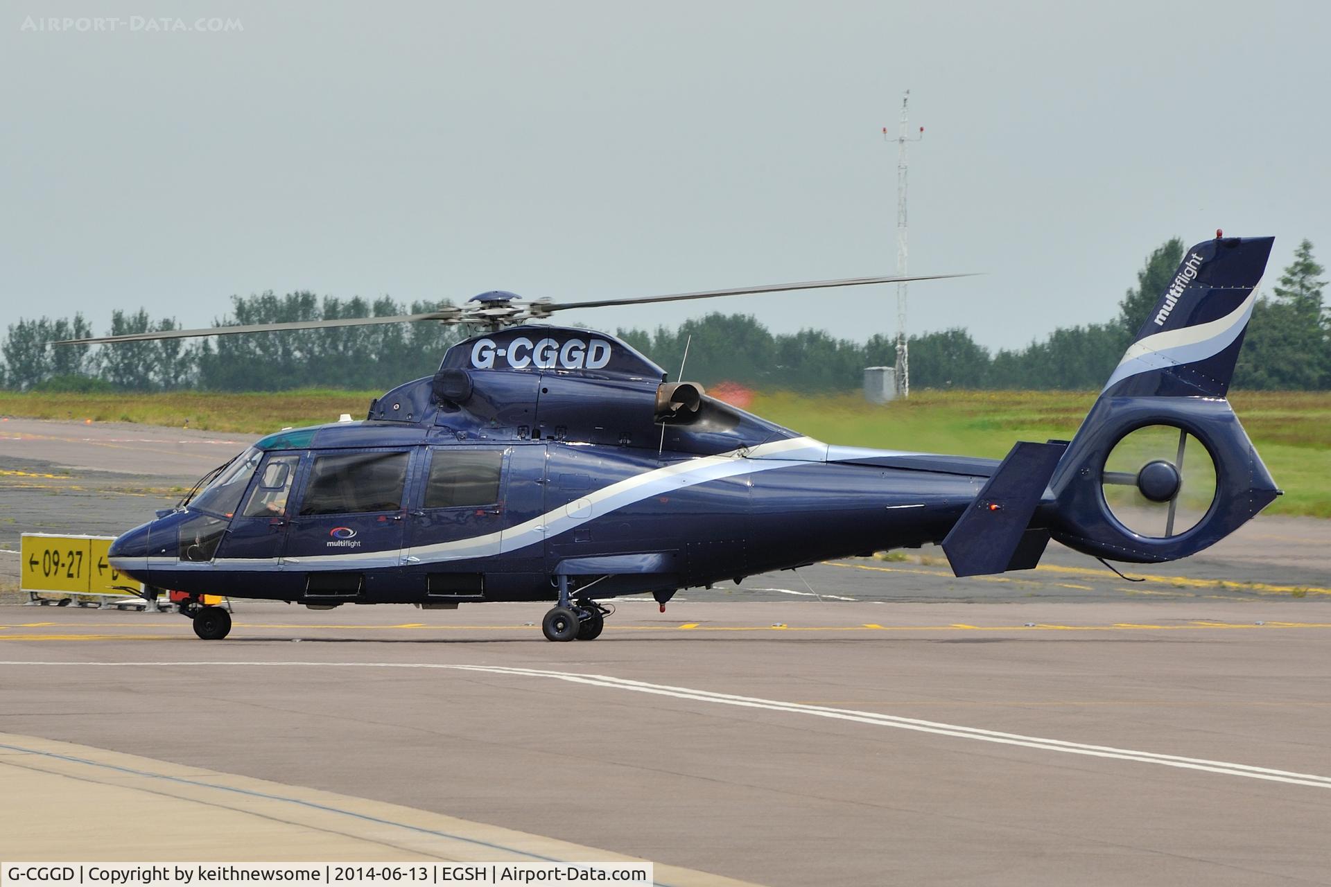 G-CGGD, 1991 Aerospatiale AS-365N-2 Dauphin C/N 6435, Nice Visitor.