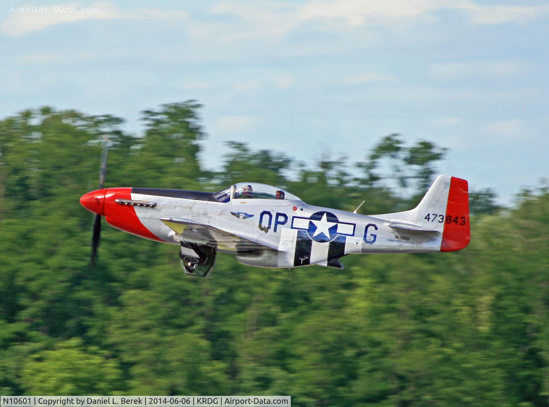 N10601, 1944 North American P-51D Mustang C/N 122-40383, The Commemorative P-51D Mustang 
