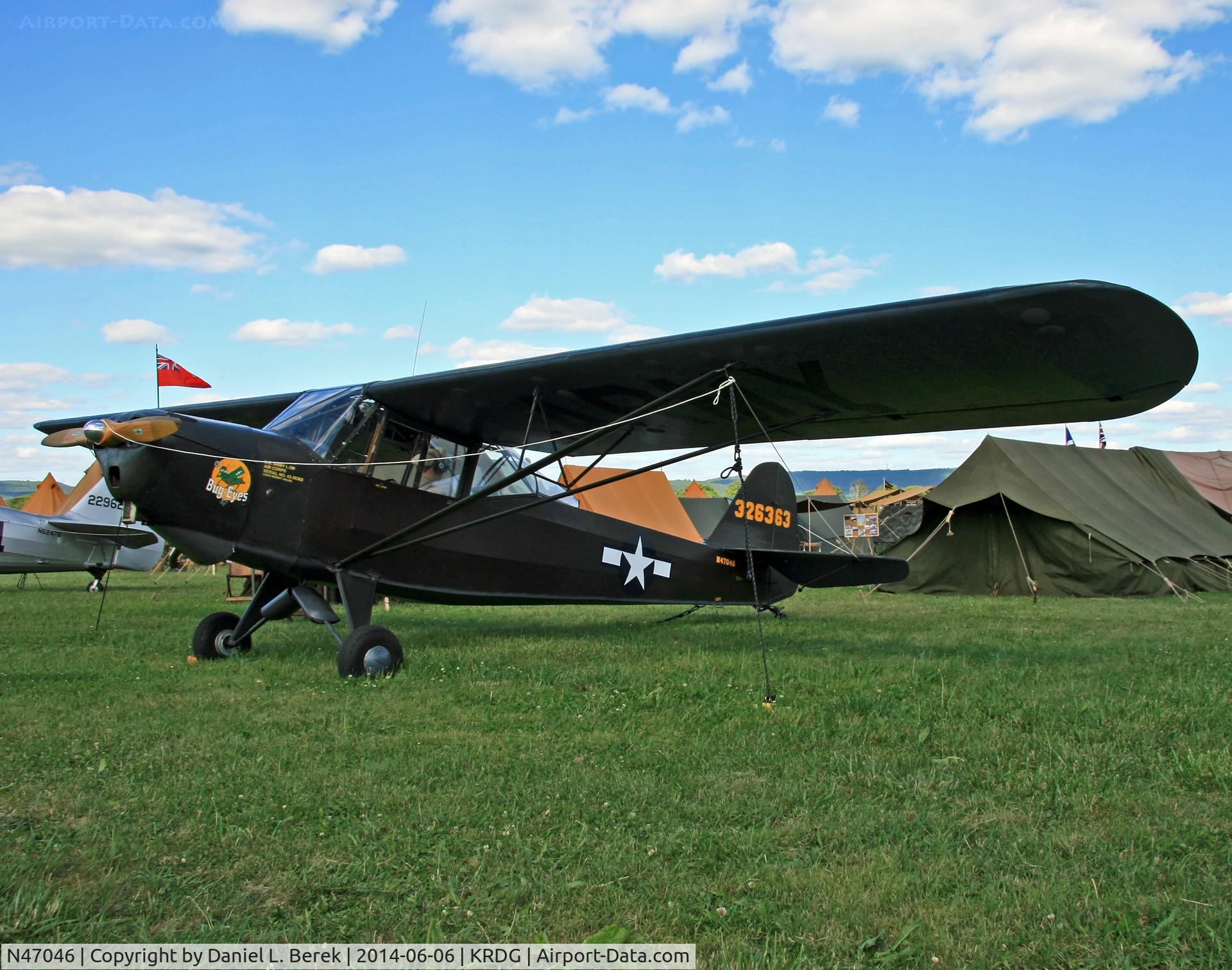 N47046, Taylorcraft DC-65 C/N L-5675, 