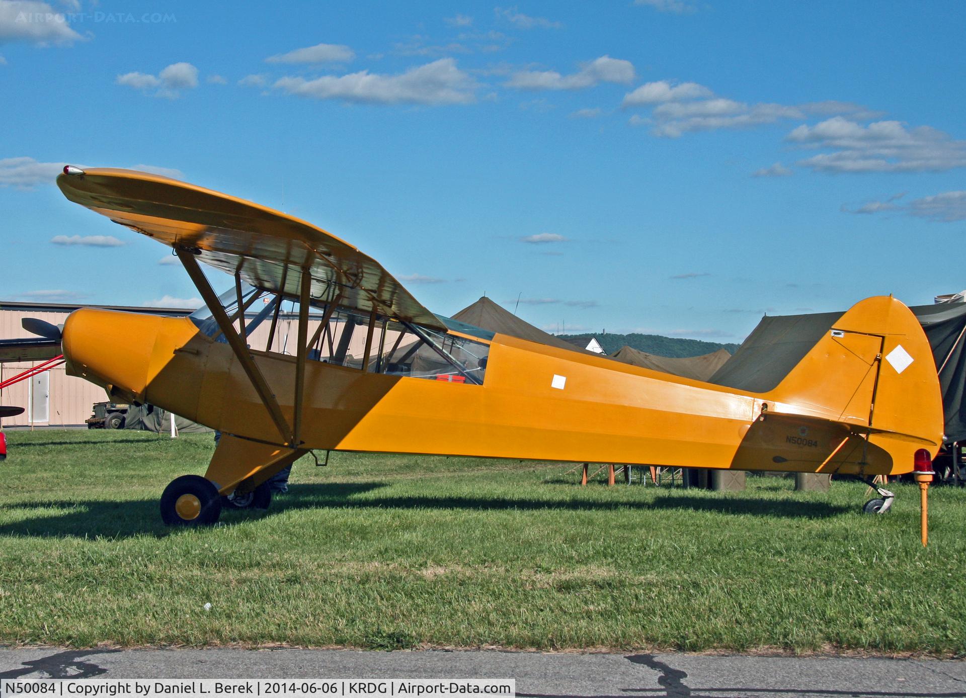 N50084, 1953 Piper L-21B Super Cub (PA-18-135) C/N 53-7720, This fine liaison aircraft was built in 1953.