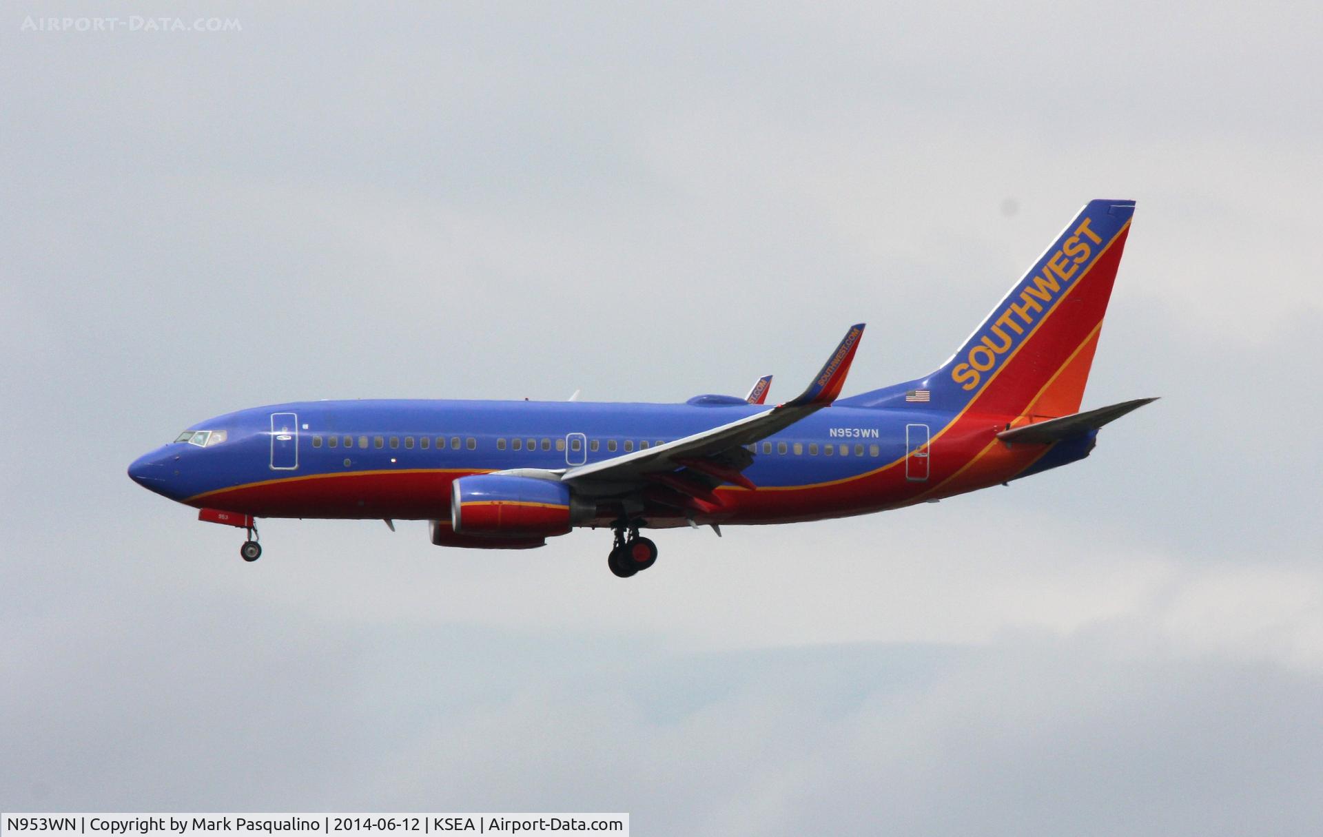 N953WN, 2010 Boeing 737-7H4 C/N 36668, Boeing 737-700