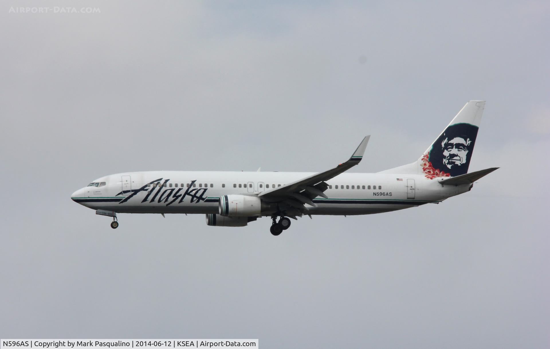 N596AS, 2008 Boeing 737-890 C/N 35688, Boeing 737-800