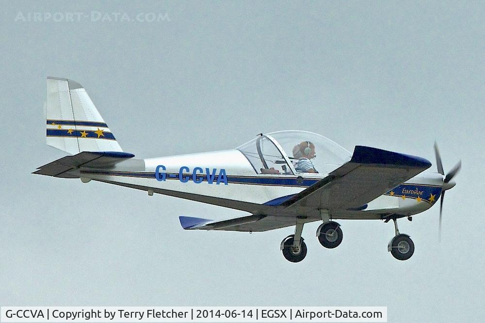 G-CCVA, 2004 Aerotechnik EV-97 TeamEurostar UK C/N PFA 315-14226, Attending the 2014 June Air Britain Fly-In at North Weald