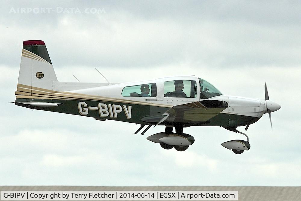 G-BIPV, 1979 Gulfstream American AA-5B Tiger C/N AA5B-0981, Attending the 2014 June Air Britain Fly-In at North Weald
