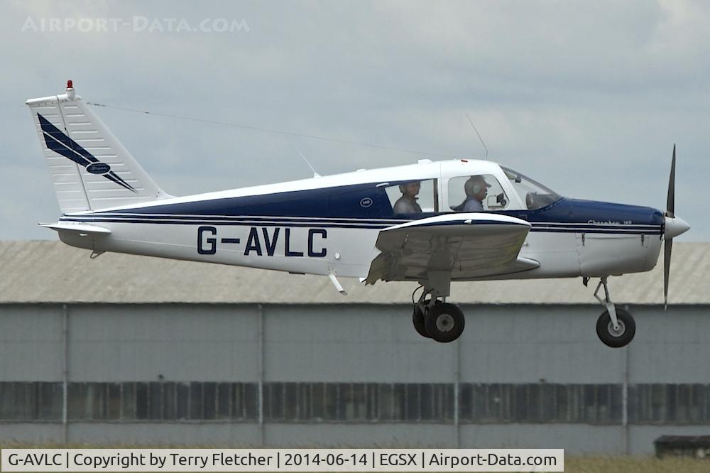 G-AVLC, 1967 Piper PA-28-140 Cherokee C/N 28-23178, Attending the 2014 June Air Britain Fly-In at North Weald