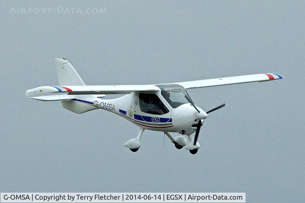 G-OMSA, 2009 Flight Design CTSW C/N 8501, Attending the 2014 June Air Britain Fly-In at North Weald