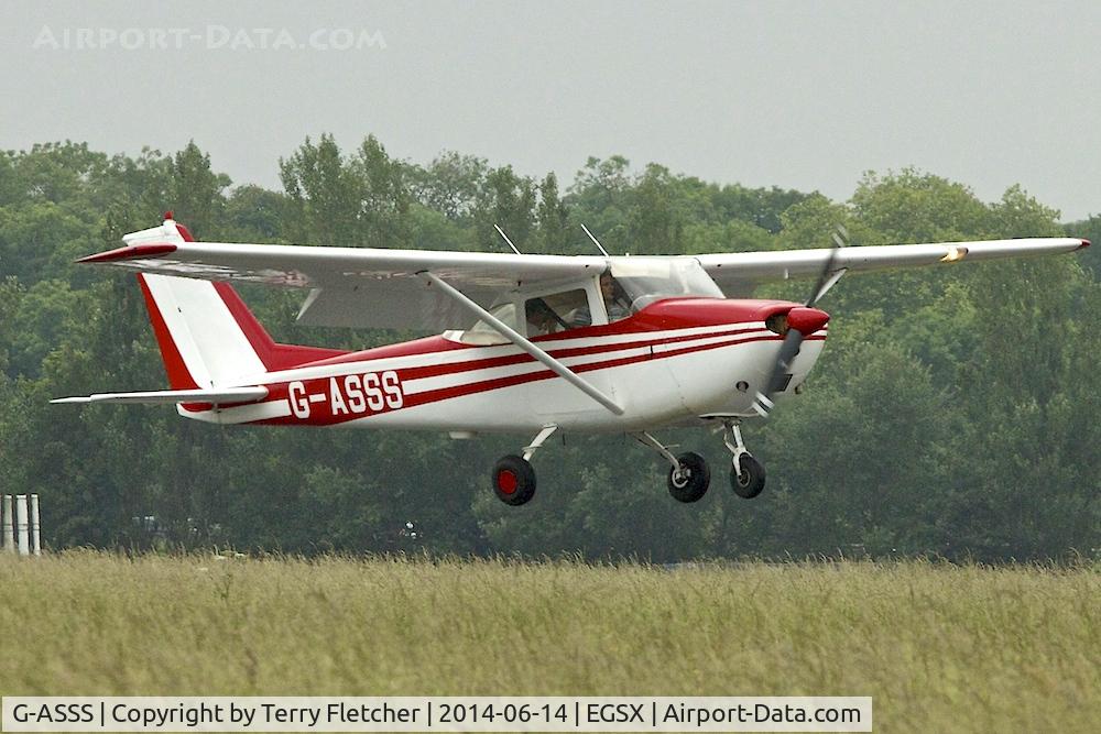 G-ASSS, 1964 Cessna 172E C/N 172-51467, Attending the 2014 June Air Britain Fly-In at North Weald