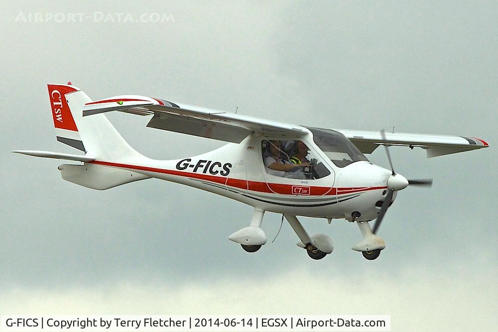 G-FICS, 2007 Flight Design CTSW C/N 8348, Attending the 2014 June Air Britain Fly-In at North Weald