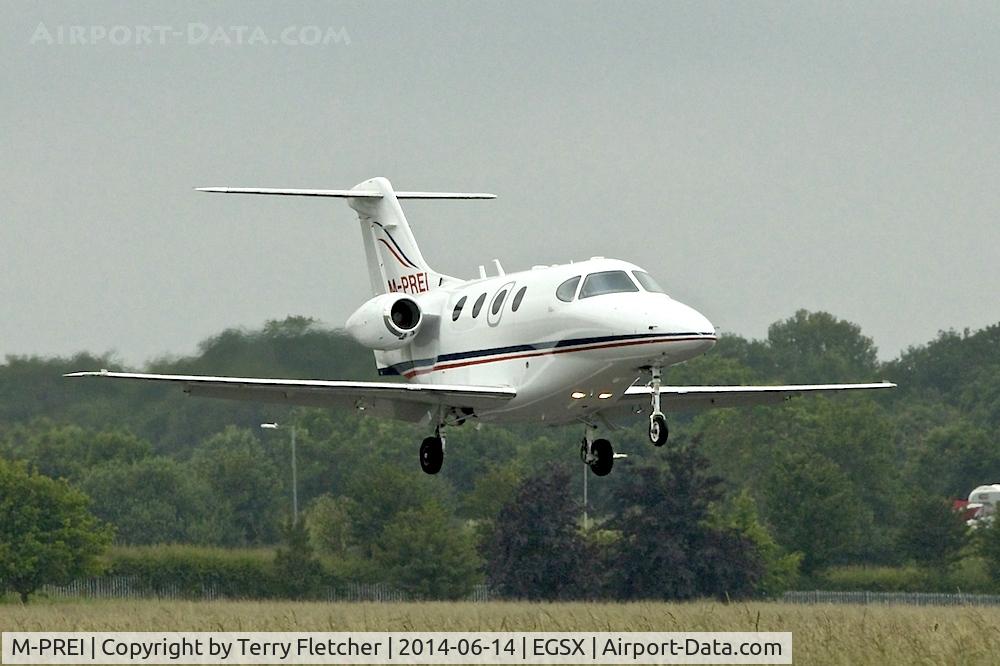 M-PREI, 2003 Raytheon 390 Premier I C/N RB-60, Landing at North Weald