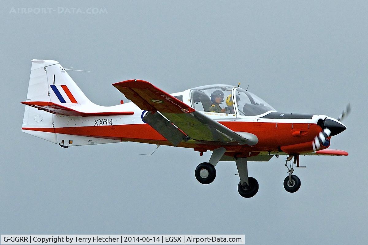 G-GGRR, 1974 Scottish Aviation Bulldog T.1 C/N BH120/272, Attending the 2014 June Air Britain Fly-In at North Weald