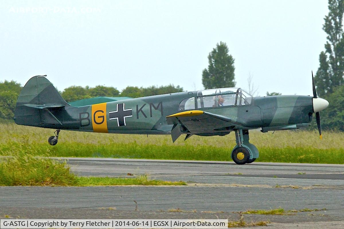 G-ASTG, 1945 Nord 1002 Pingouin II C/N 183, Attending the 2014 June Air Britain Fly-In at North Weald