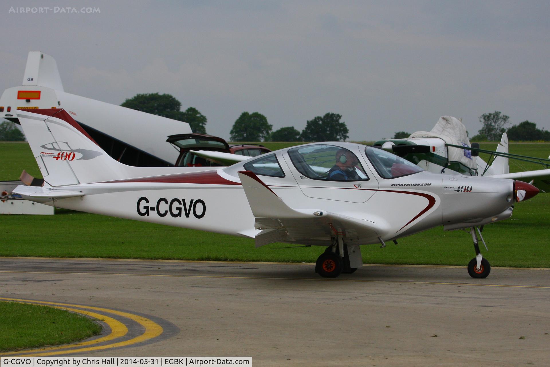 G-CGVO, 2011 Alpi Aviation Pioneer 400 C/N LAA 364-15006, at AeroExpo 2014