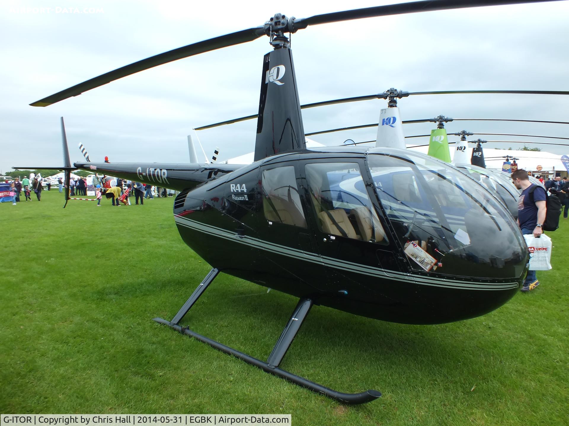 G-ITOR, 2006 Robinson R44 Raven II C/N 11498, at AeroExpo 2014