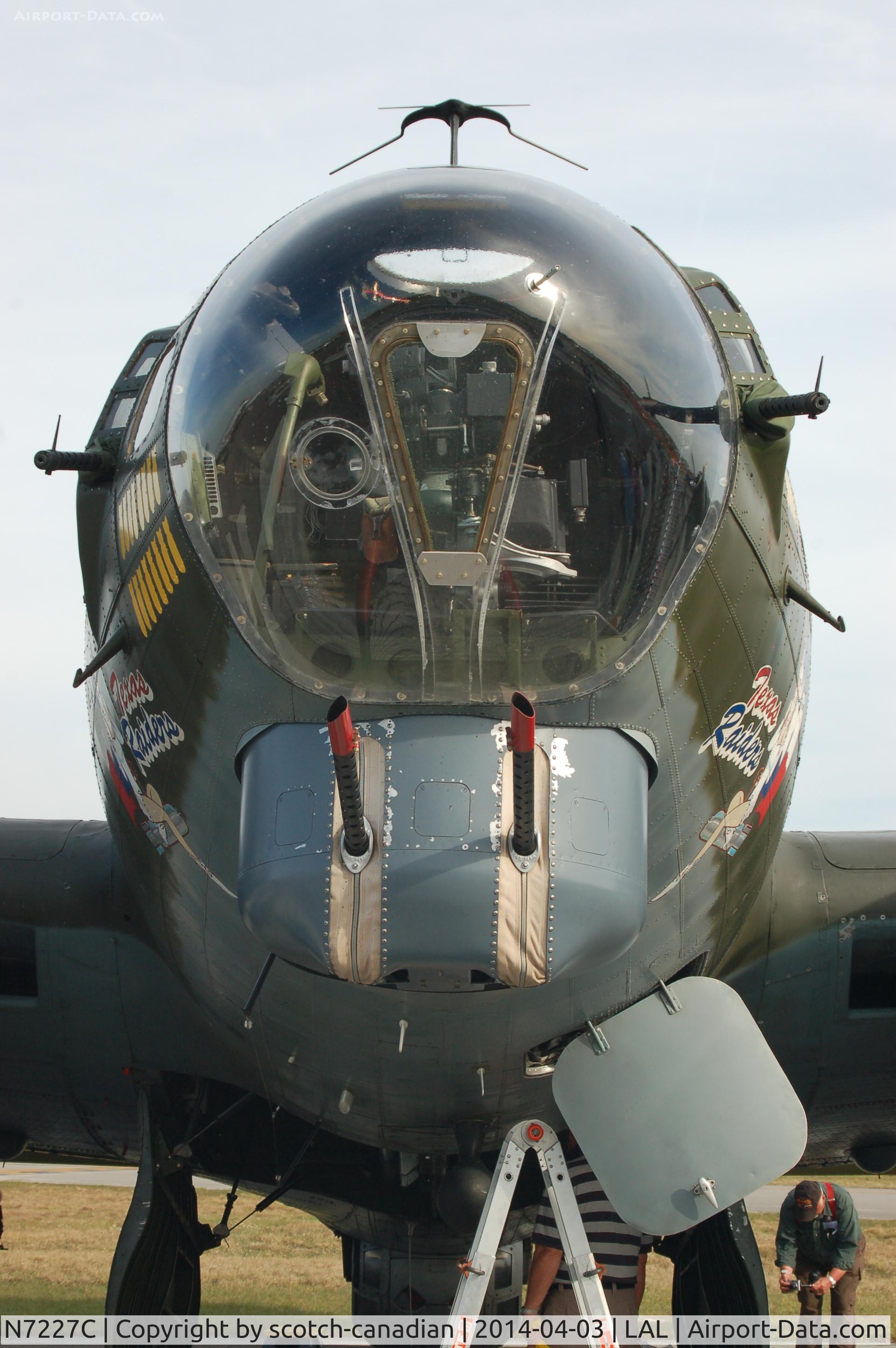 N7227C, 1944 Boeing B-17G Fortress C/N 32513, 1944 Boeing B-17G, N7227C, at 2014 Sun n Fun, Lakeland Linder Regional Airport, Lakeland, FL