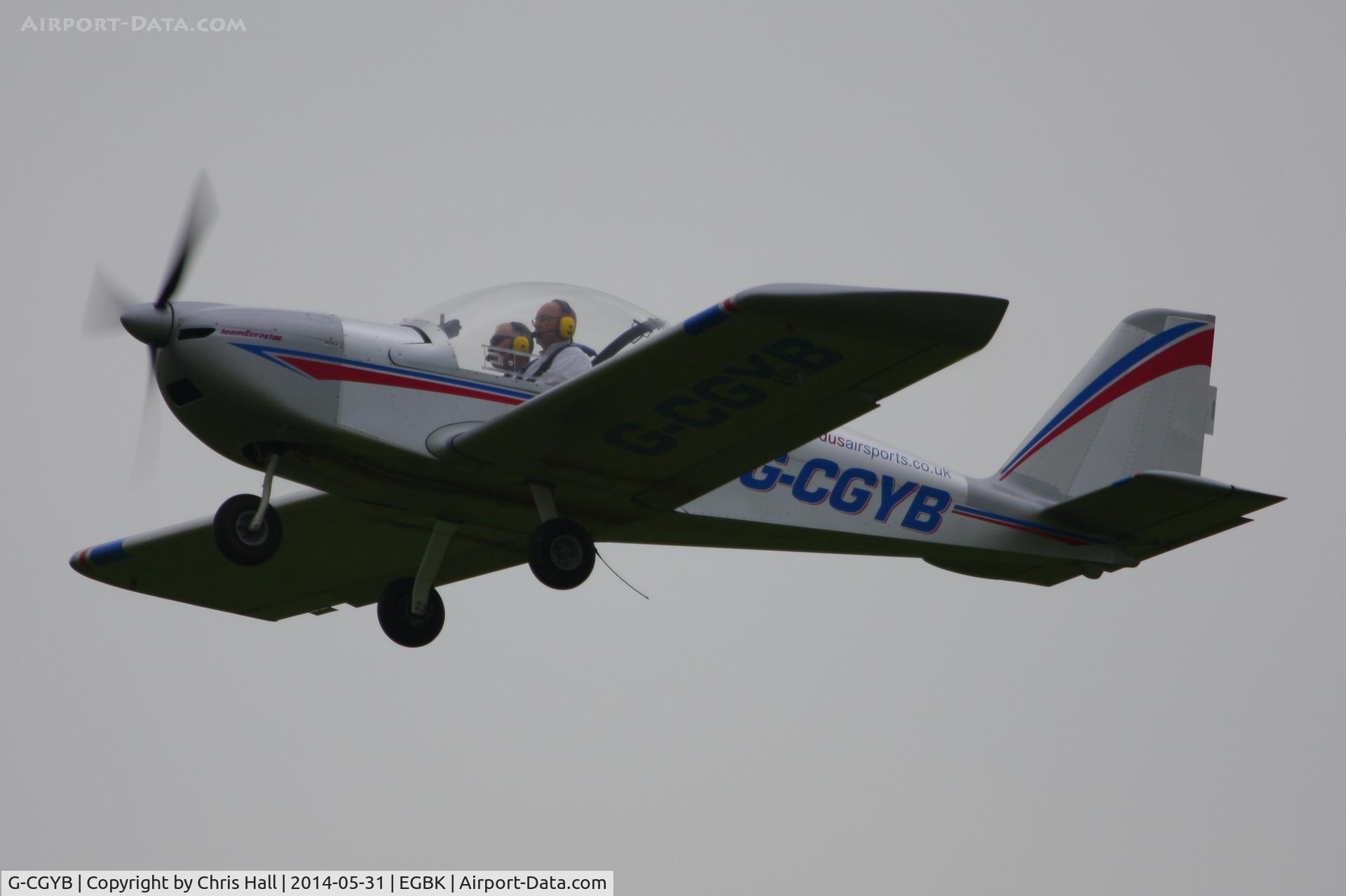 G-CGYB, 2011 Cosmik EV-97 TeamEurostar UK C/N 3925, at AeroExpo 2014