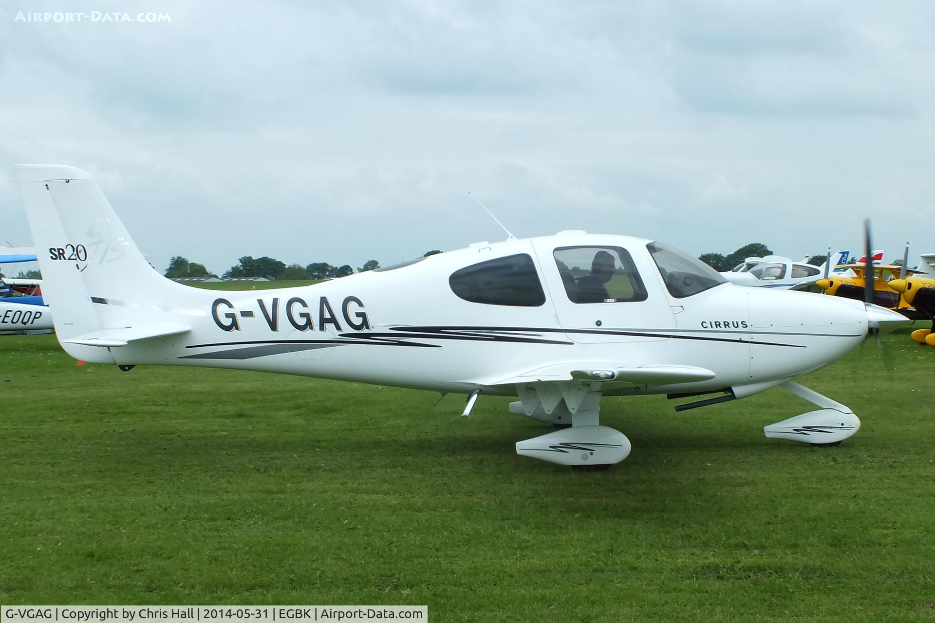 G-VGAG, 2005 Cirrus SR20 GTS C/N 1572, at AeroExpo 2014