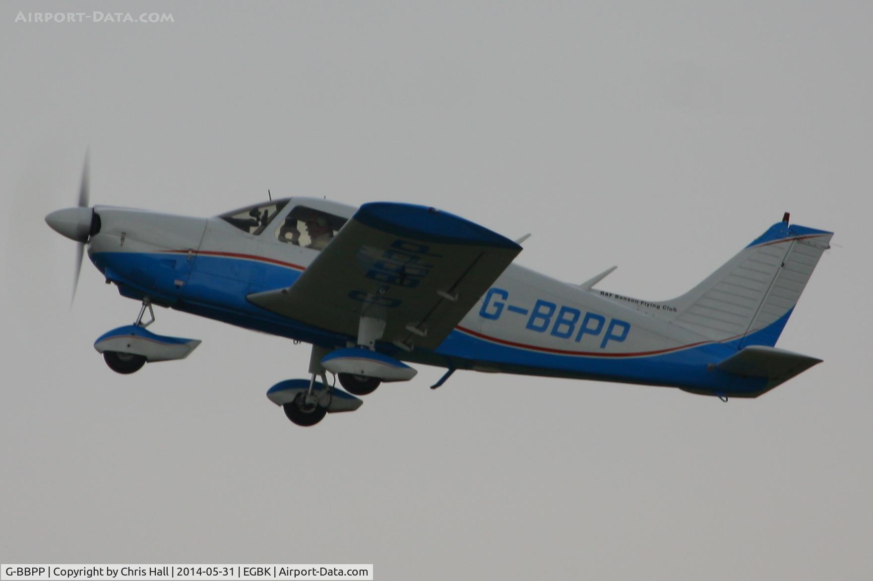 G-BBPP, 1973 Piper PA-28-180 Cherokee Archer C/N 28-7405007, at AeroExpo 2014