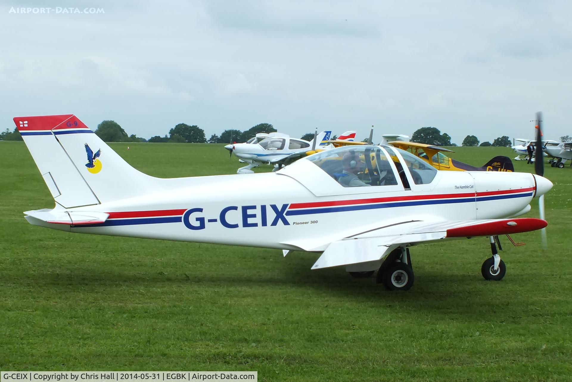 G-CEIX, 2007 Alpi Aviation Pioneer 300 C/N PFA 330-14656, at AeroExpo 2014