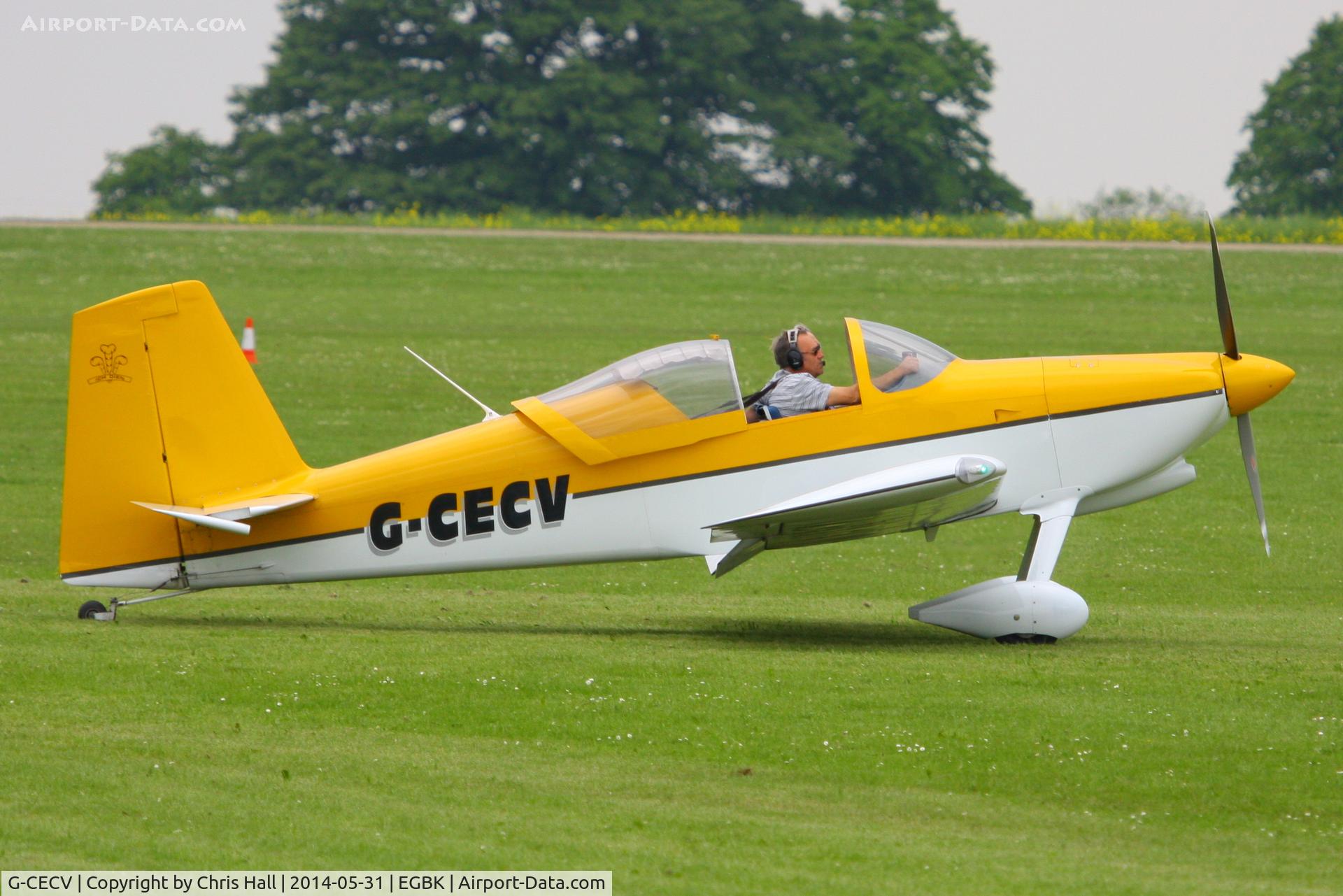 G-CECV, 2006 Vans RV-7 C/N PFA 323-14338, at AeroExpo 2014