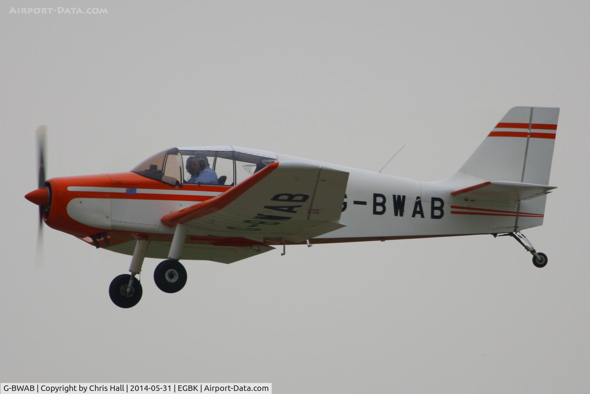 G-BWAB, 1999 Jodel D14 C/N PFA 251-12469, at AeroExpo 2014