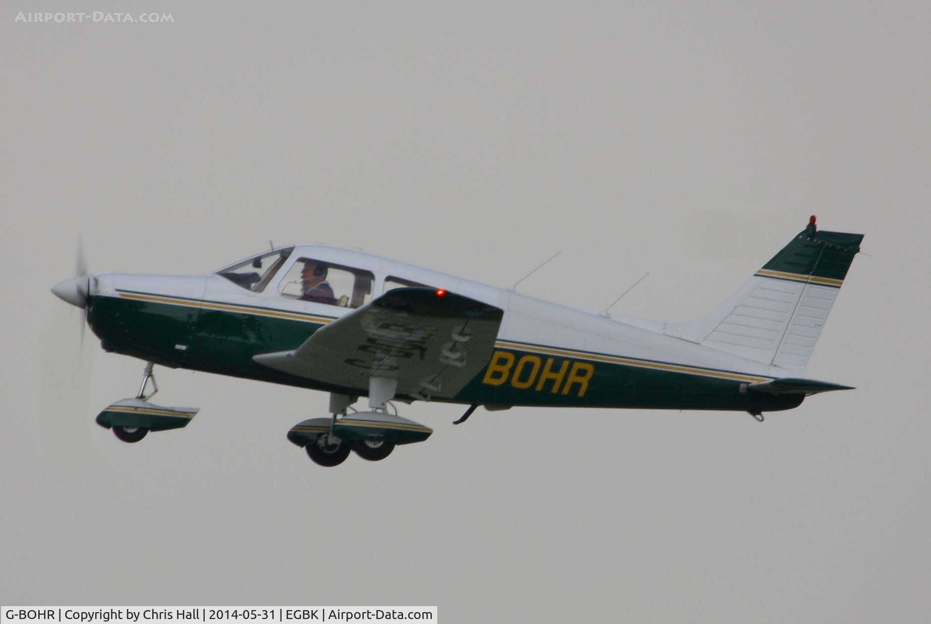 G-BOHR, 1974 Piper PA-28-151 Cherokee Warrior C/N 28-7515245, at AeroExpo 2014