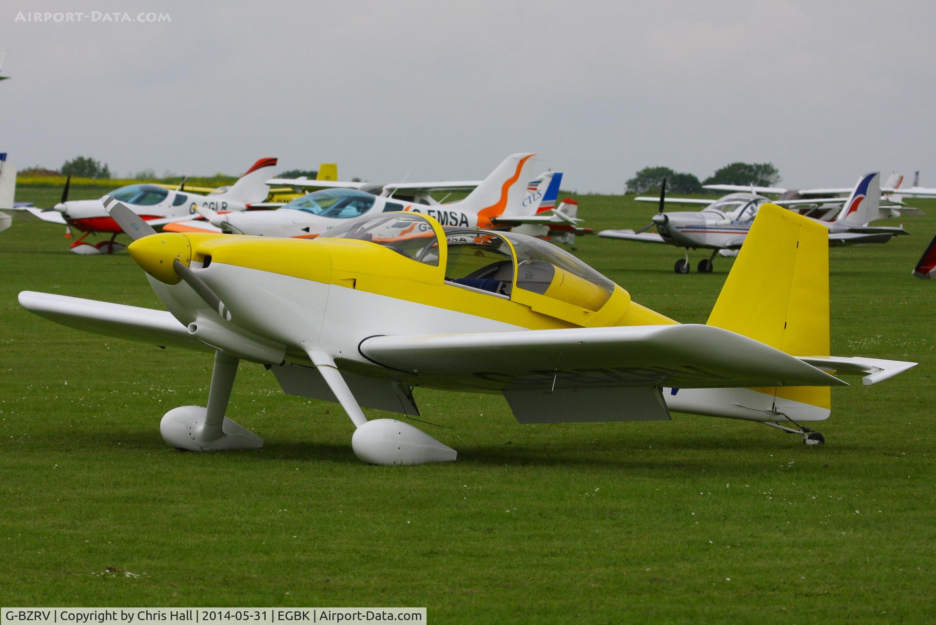 G-BZRV, 2002 Vans RV-6 C/N PFA 181A-13573, at AeroExpo 2014