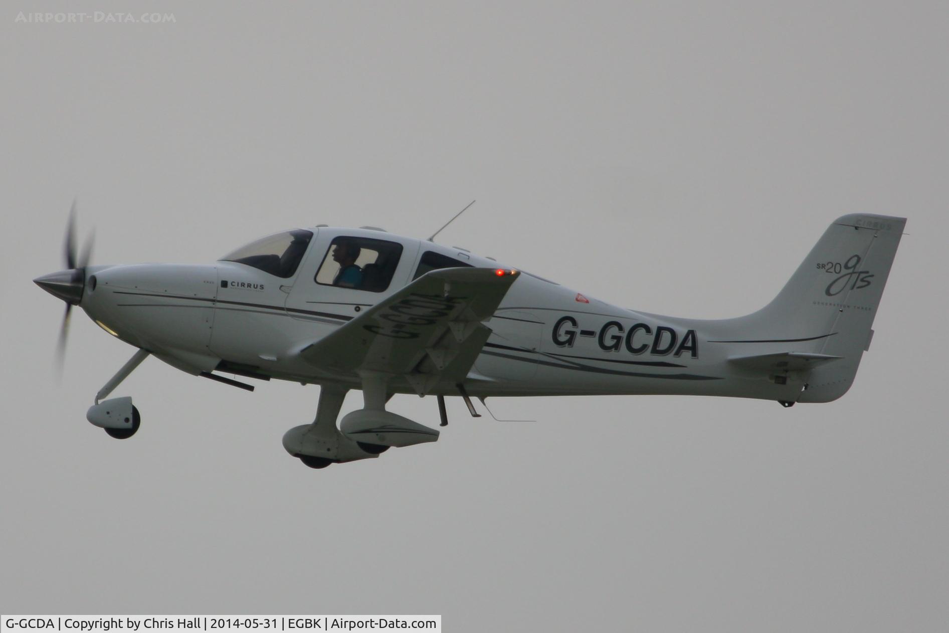 G-GCDA, 2008 Cirrus SR20 G3 GTS C/N 1962, at AeroExpo 2014