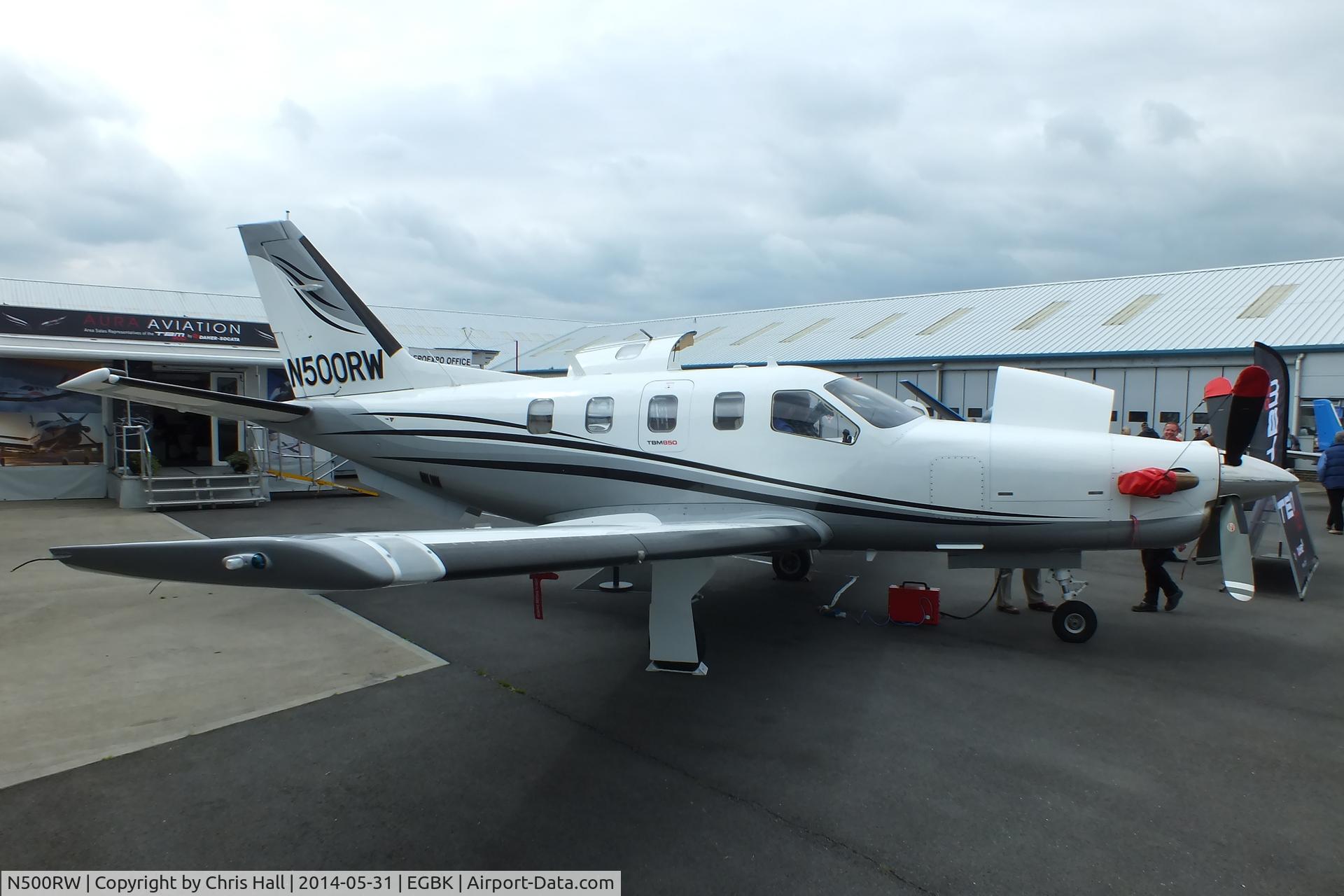 N500RW, 2011 Socata TBM-700 C/N 578, at AeroExpo 2014