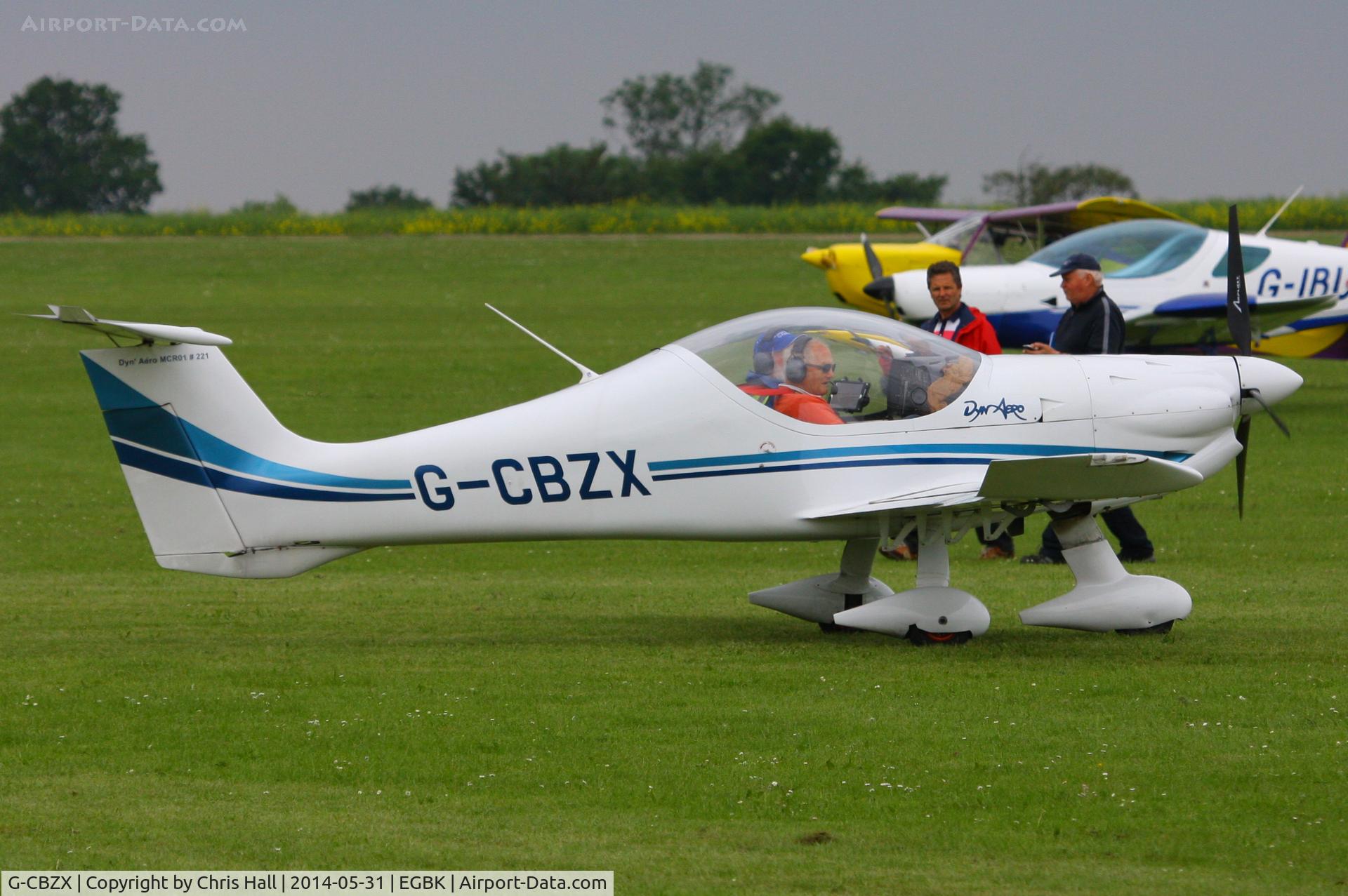 G-CBZX, 2005 Dyn'Aero MCR-01 ULC Banbi C/N PFA 301B-13957, at AeroExpo 2014