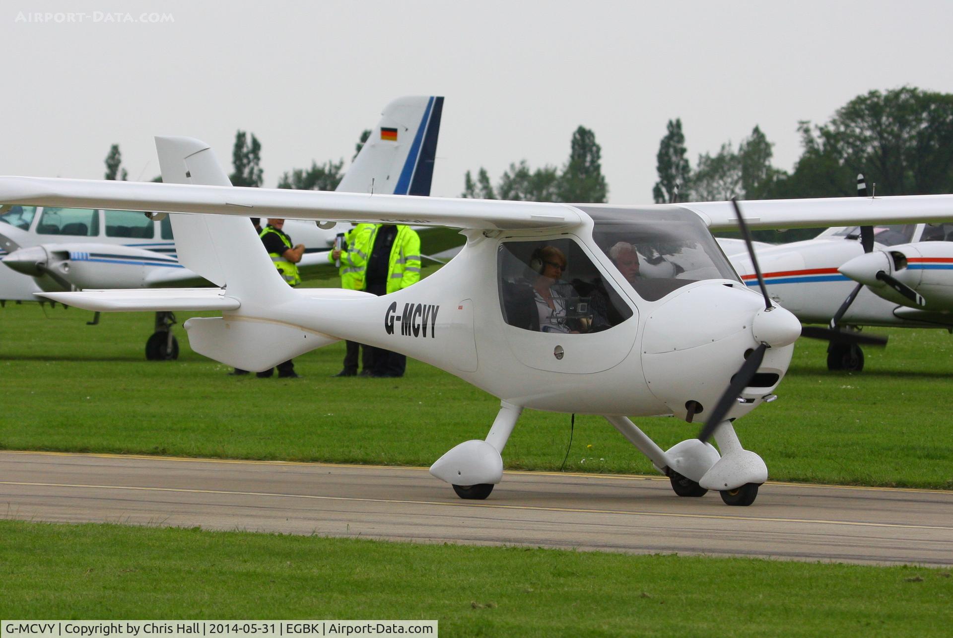 G-MCVY, 2002 Flight Design CT2K C/N 7887, at AeroExpo 2014