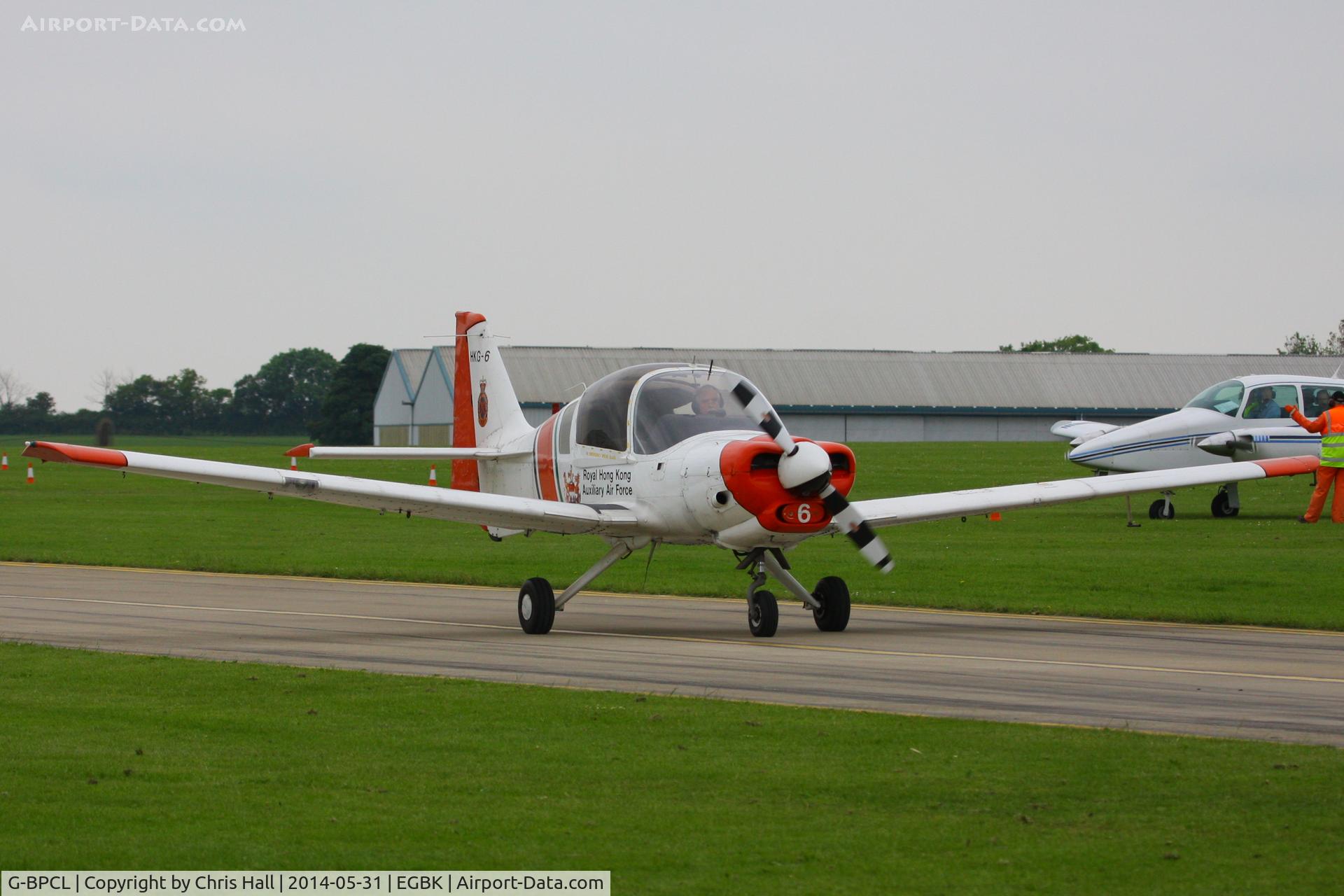 G-BPCL, 1977 Scottish Aviation Bulldog Series 120 Model 128 C/N BH120/393, at AeroExpo 2014