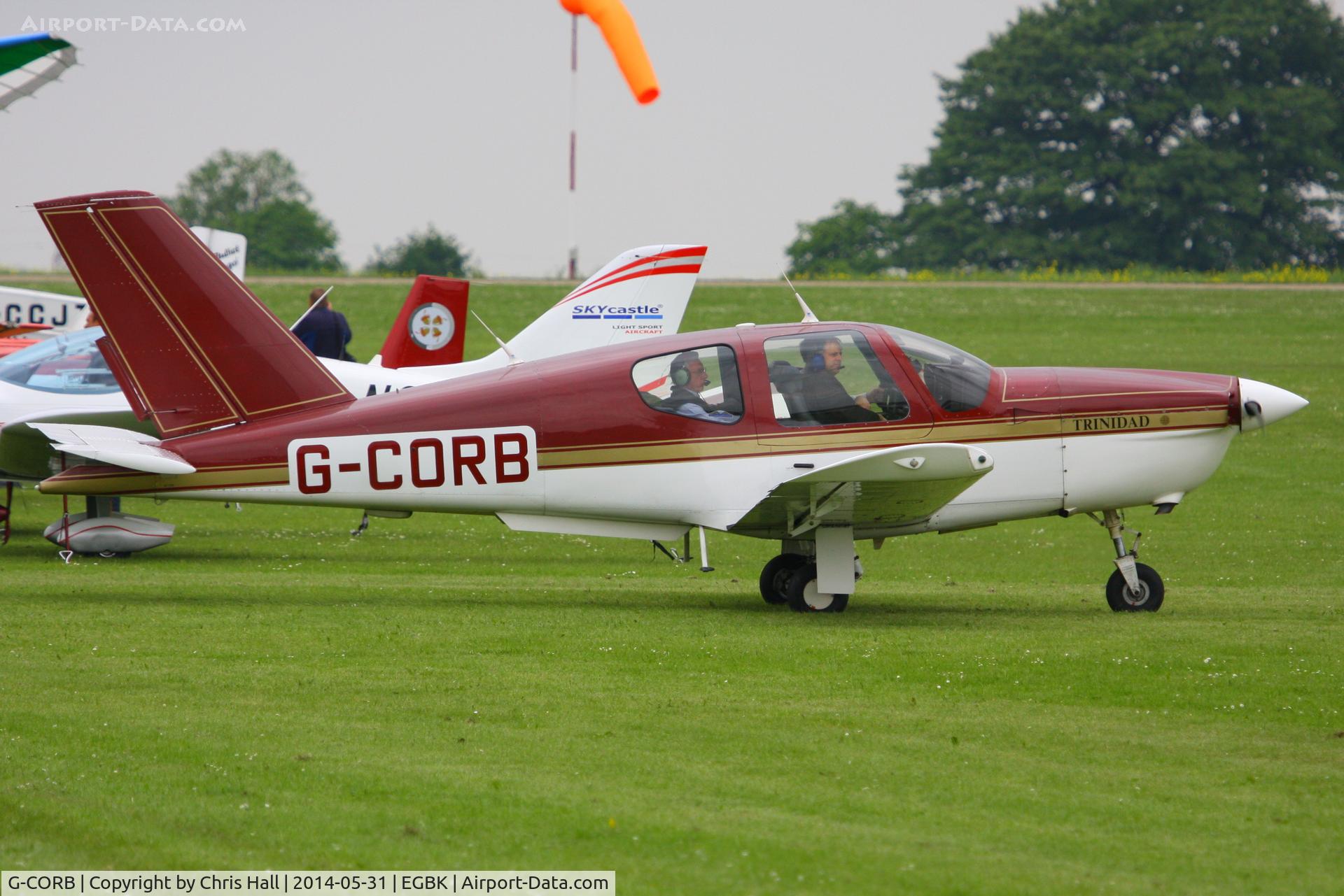 G-CORB, 1990 Socata TB-20 Trinidad C/N 1178, at AeroExpo 2014