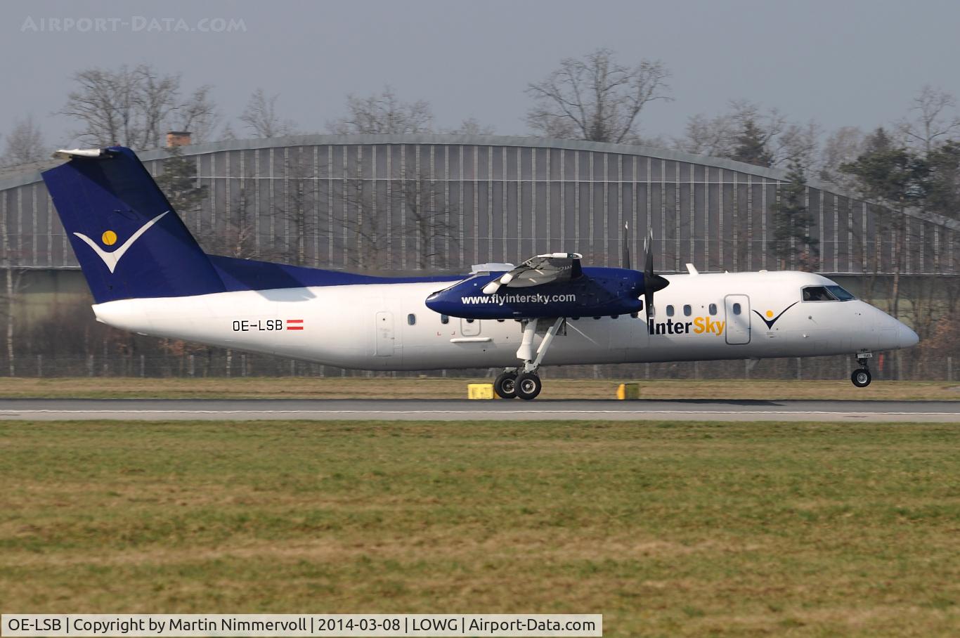 OE-LSB, 1998 De Havilland Canada DHC-8-314Q Dash 8 C/N 525, Intersky