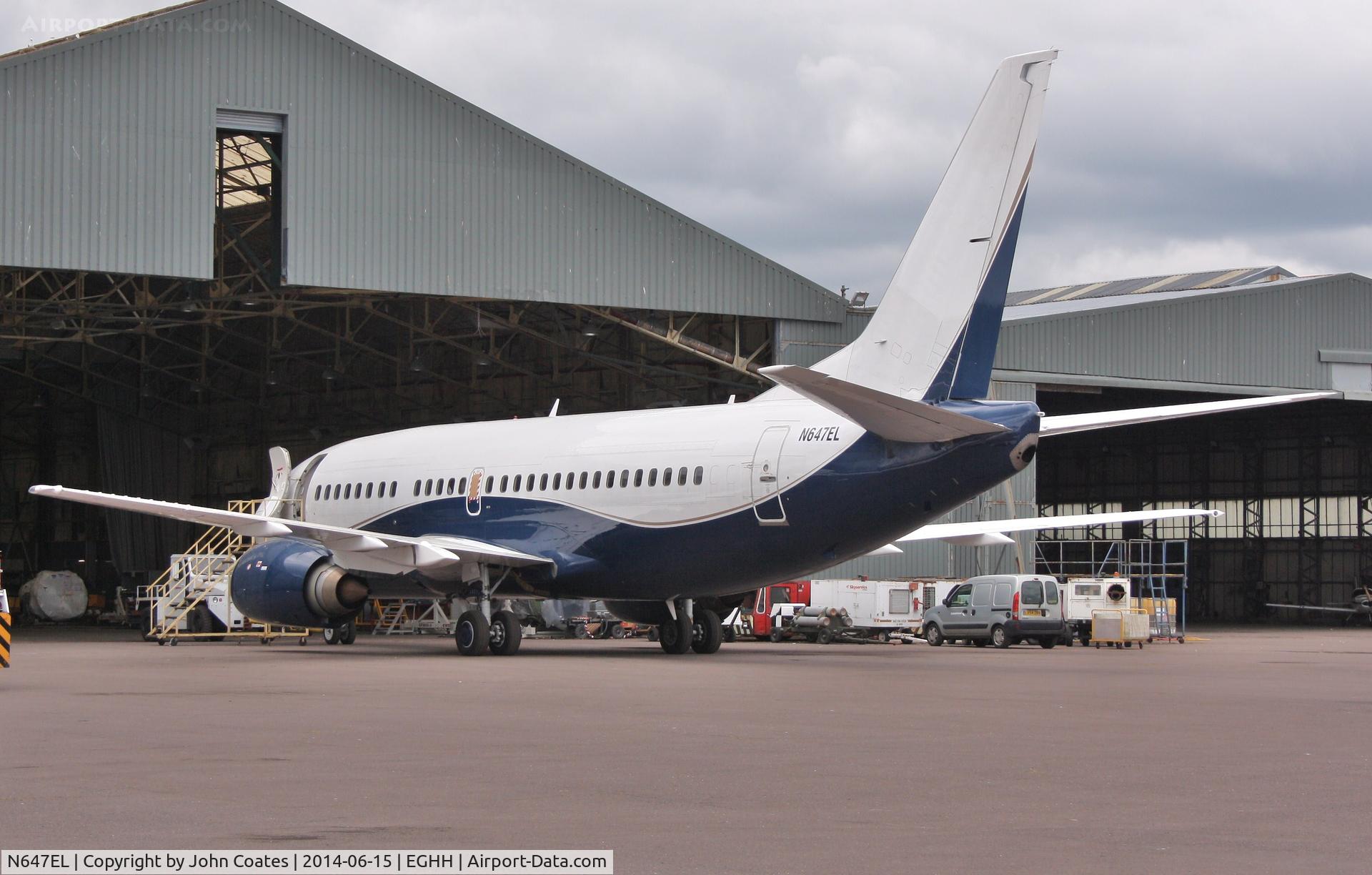 N647EL, 1991 Boeing 737-505 C/N 24647, Just re-reg'd from G-CHAK...yet to be delivered