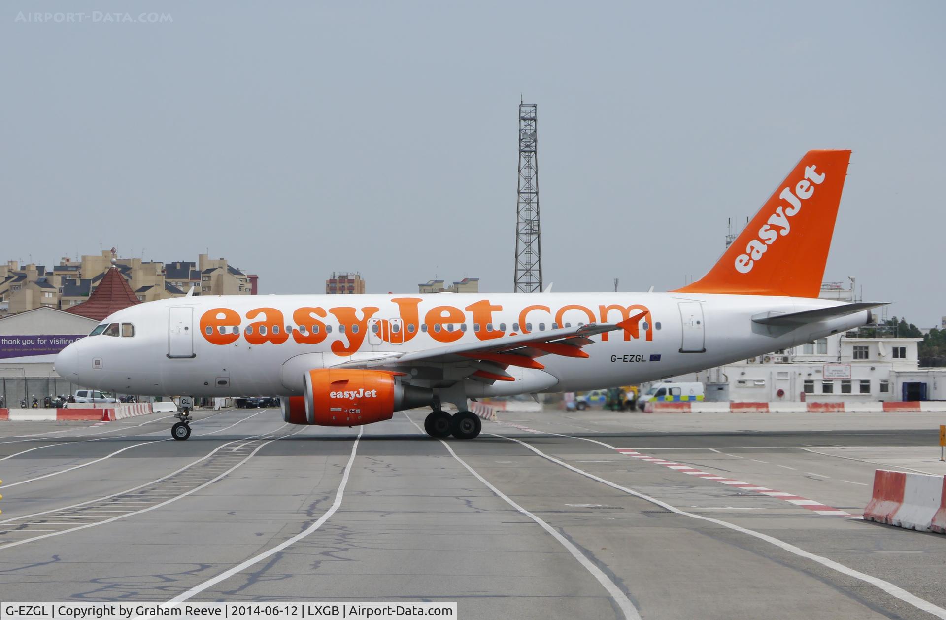 G-EZGL, 2011 Airbus A319-111 C/N 4744, About to depart.