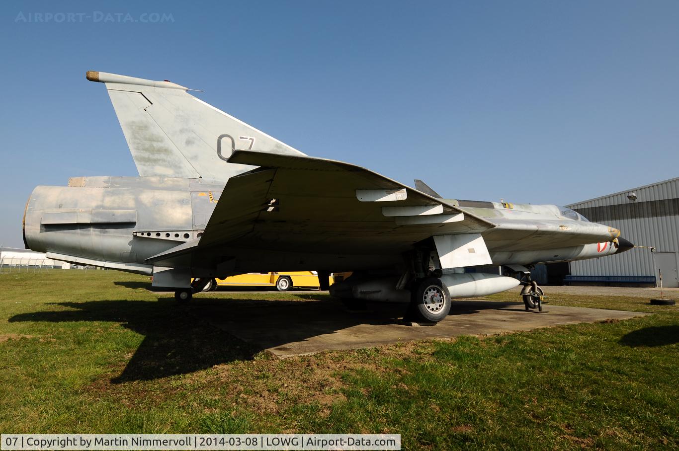 07, Saab J-35Oe MkII Draken C/N 35-1407, Austria - Air Force