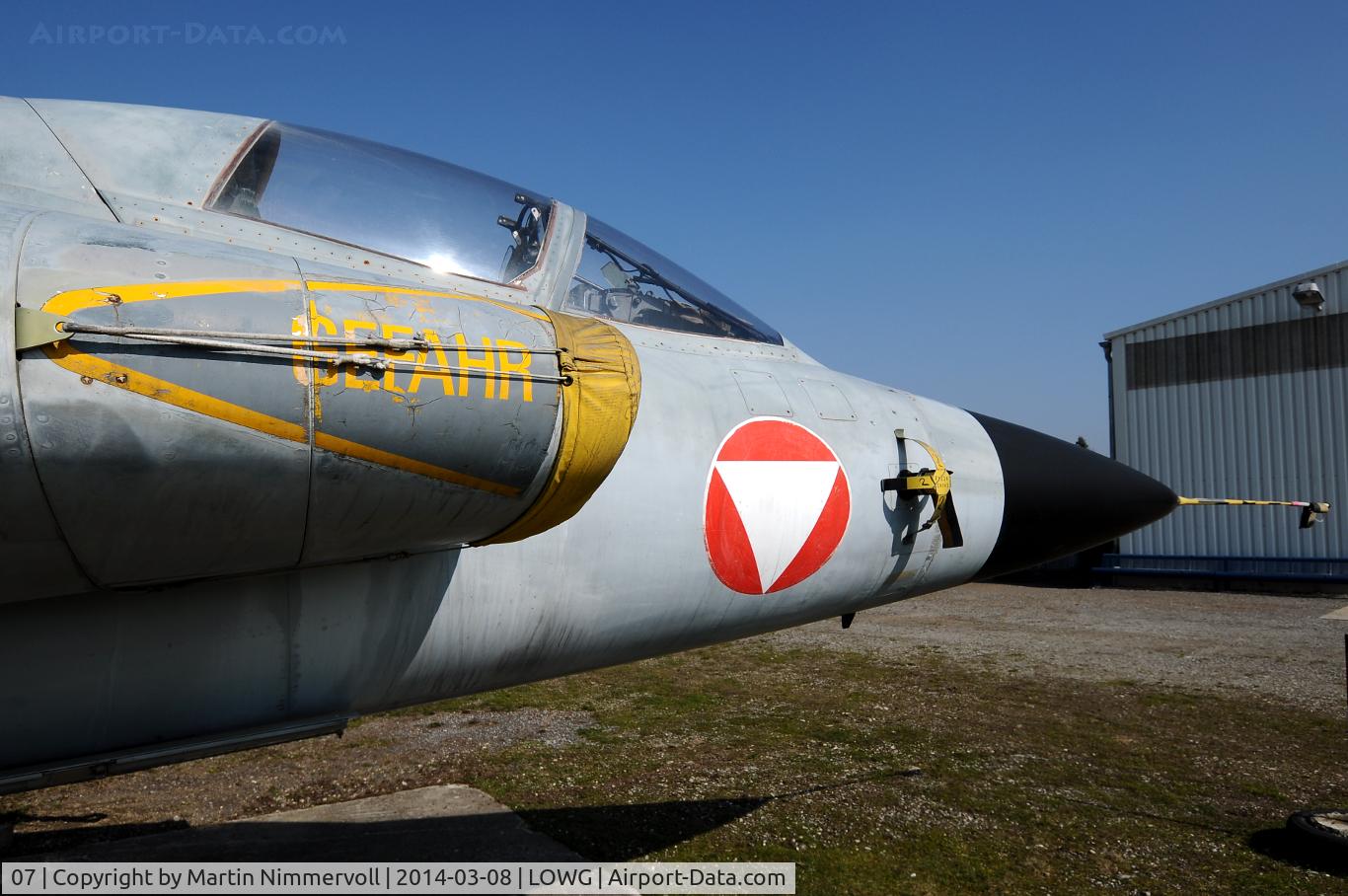 07, Saab J-35Oe MkII Draken C/N 35-1407, Austria - Air Force