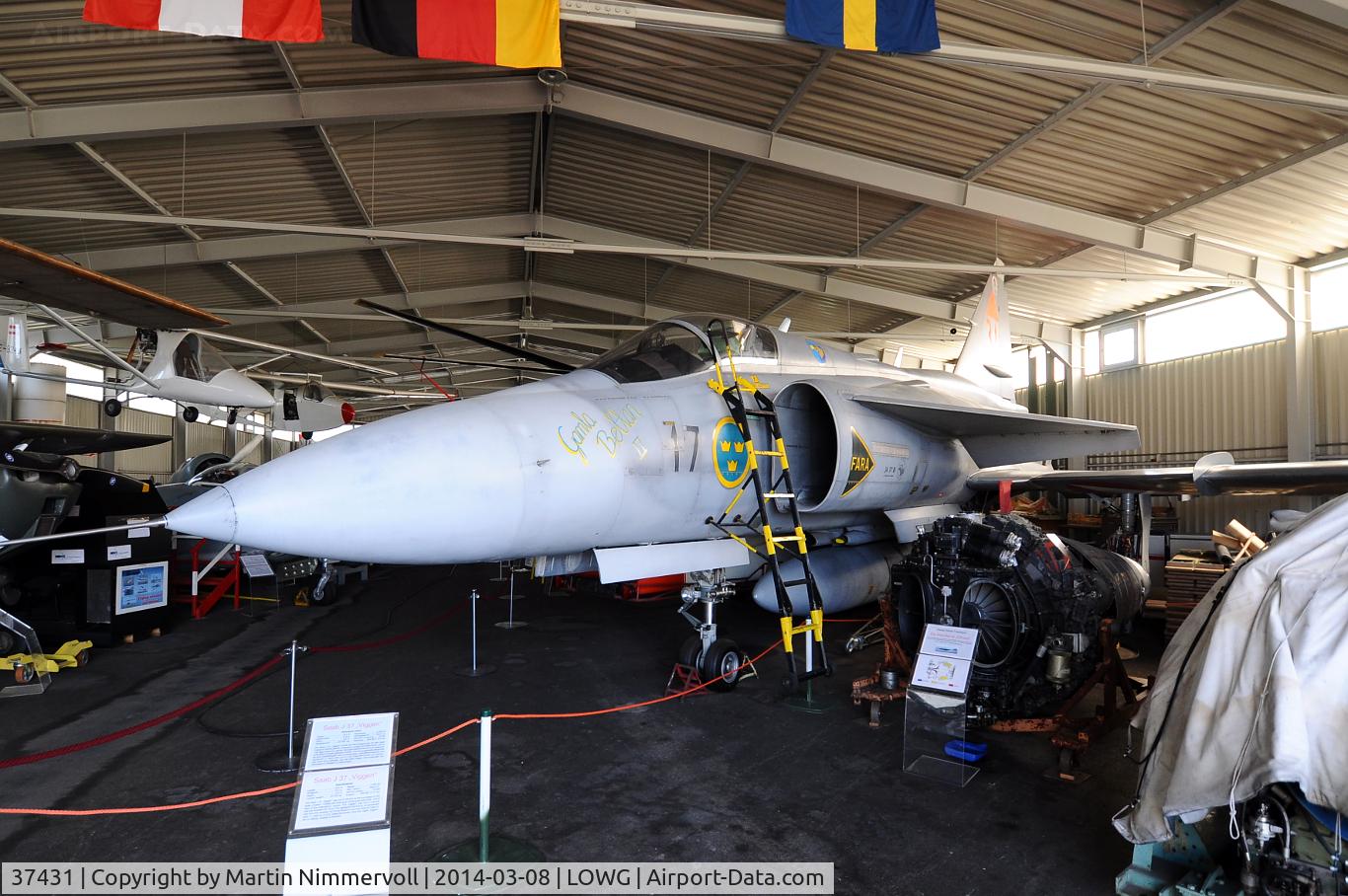 37431, Saab JA 37Di Viggen C/N 37431, Sweden - Air Force
