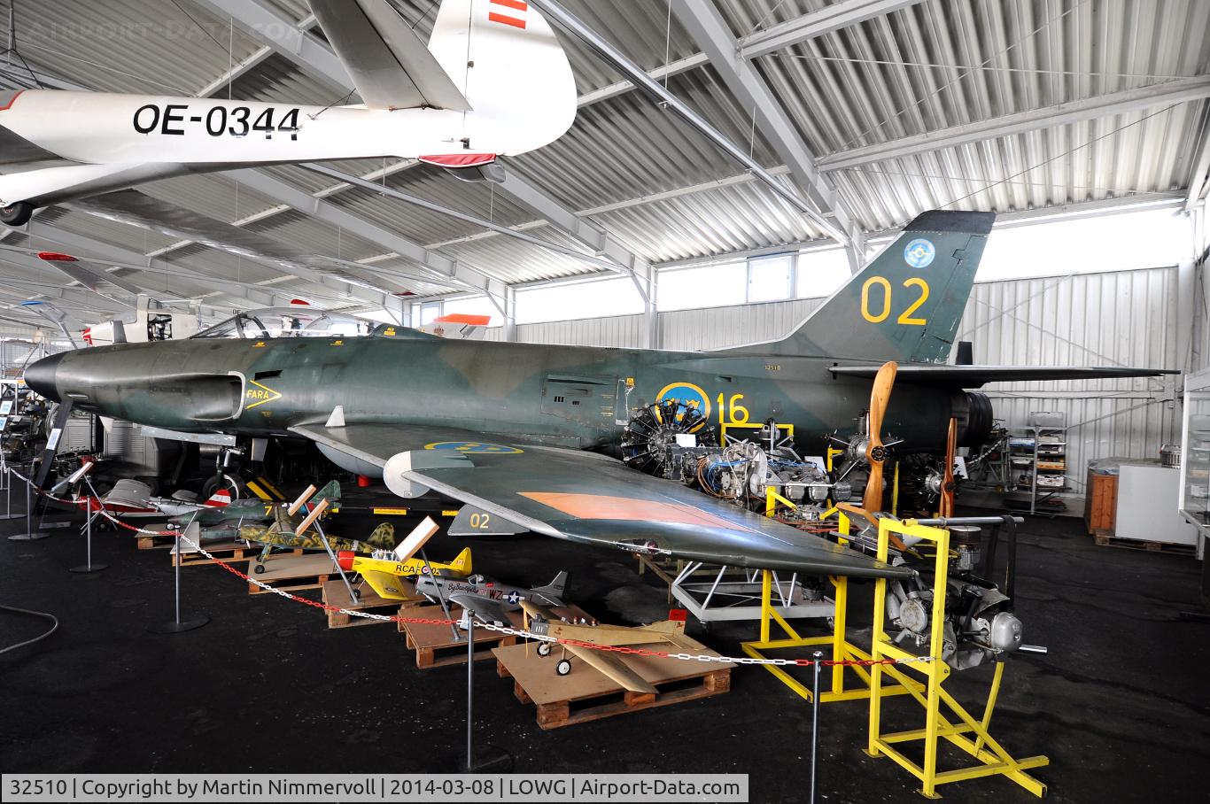 32510, Saab J-32E Lansen C/N 32-510, Sweden - Air Force