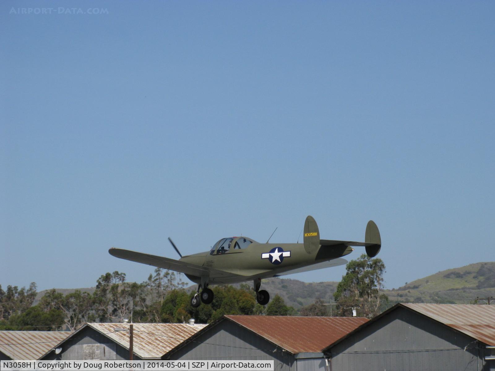 N3058H, 1946 Erco 415C Ercoupe C/N 3683, 1946 ERCO Ercoupe 415-C, Continental C85 85 Hp, landing Rwy 22