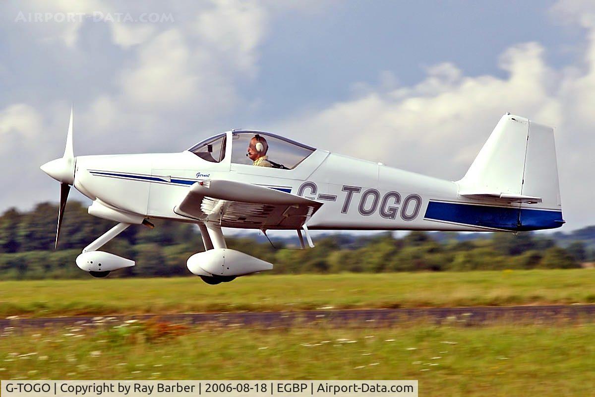 G-TOGO, 2003 Vans RV-6A C/N PFA 181A-13447, Van's RV-6 [PFA 181A-13447] Kemble~G 18/08/2006